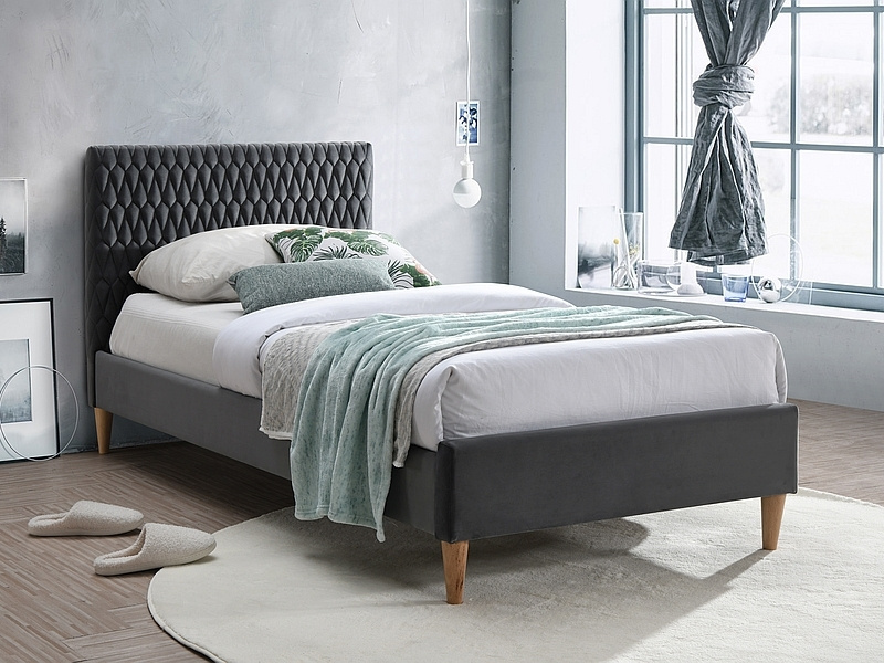 Łóżko Azurro Velvet AZURROV90SZD