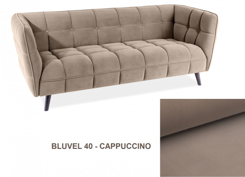 Pohovka Castello Velvet 3 CASTELLO3V40