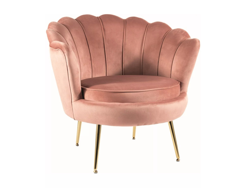 Fotel Camellia 1 Velvet CAMELLIAV1RAZL