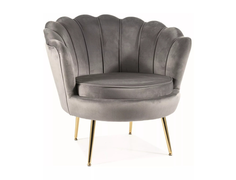 Fotel Camellia 1 Velvet CAMELLIAV1SZZL