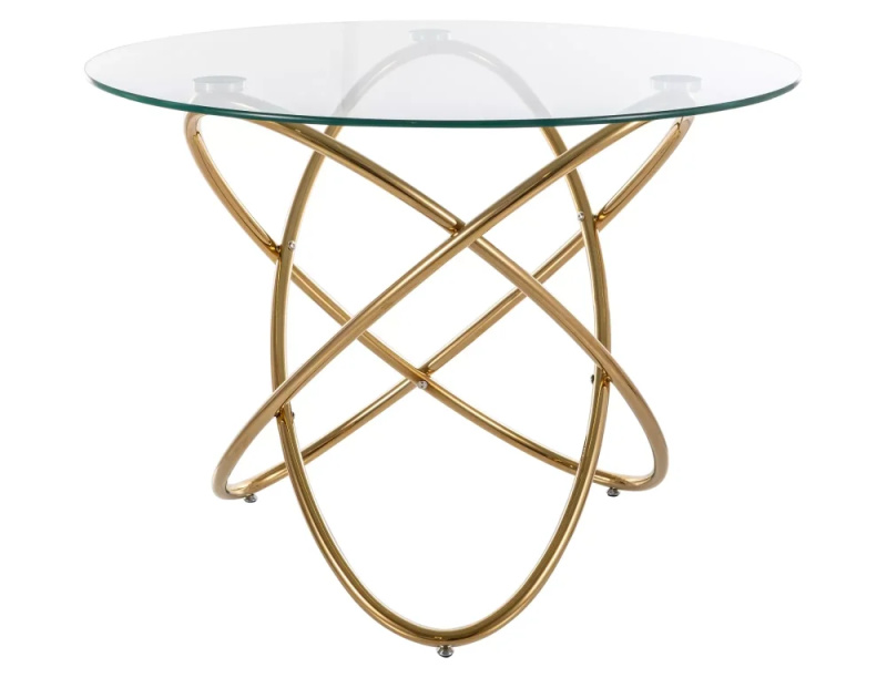 Masivní dřevěný stůl stůl – zlatá