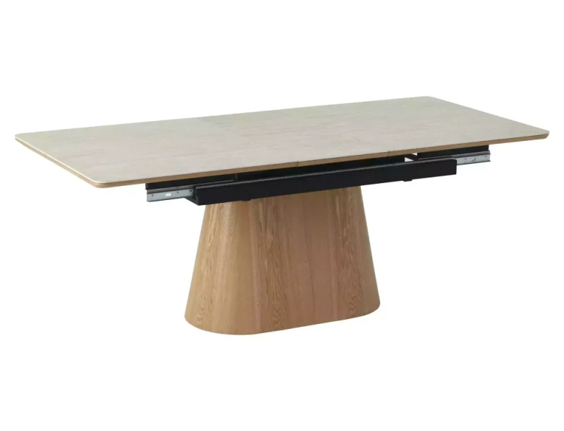 Masivní dřevěný stůl Monaco – béžová