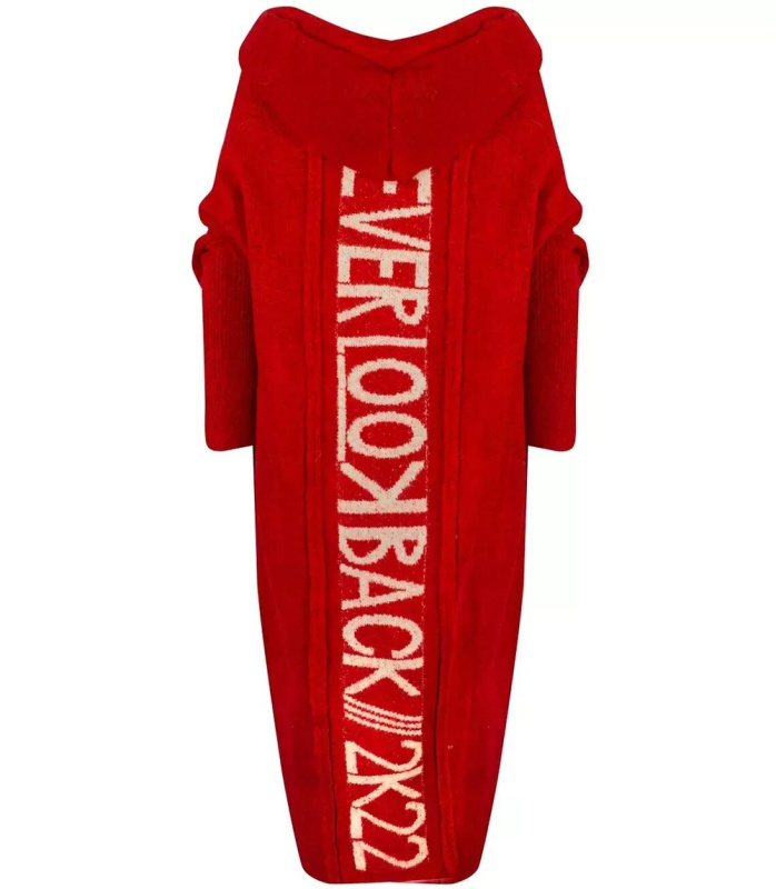 Pri Long cardigan sweater with wool NEVER LOOK BACK