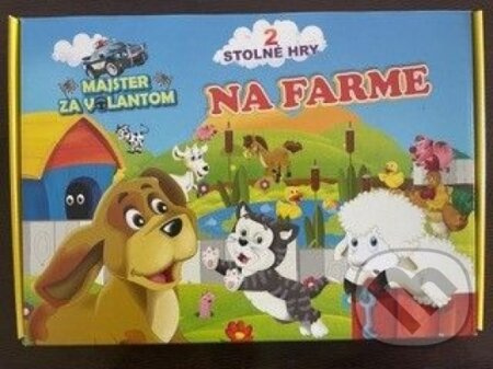 Na farme / Majster za volantom - 2 stolné hry - hra z kategorie Hry pro děti