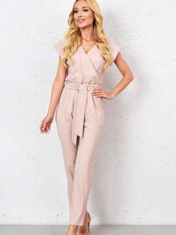 Jumpsuit pink Lalous KO-0500. S40
