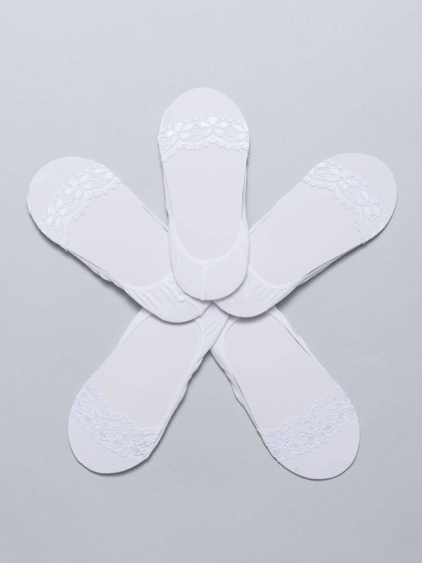 White socks 5-pack Yups ax4143-5. R01