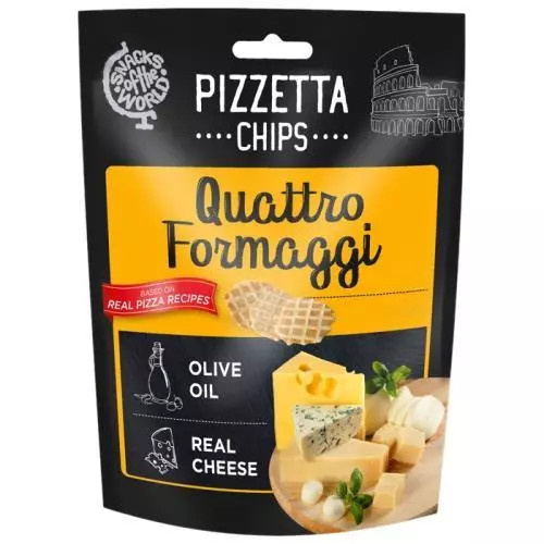 Pizzetta chips quattro formaggi 70g