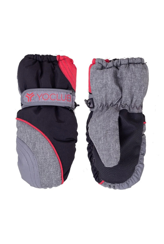 Lyžařské rukavice YOCLUB REN-0296C směs barev 12 cm