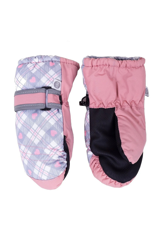 YOCLUB REN-0308G Dívčí lyžařské rukavice směs barev 10 cm