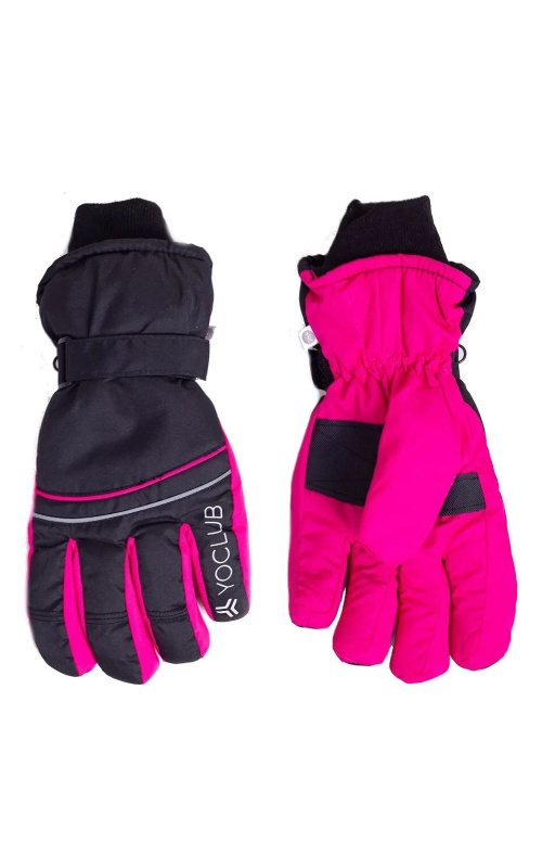 Lyžařské rukavice YOCLUB REN-0321K černá 20 cm
