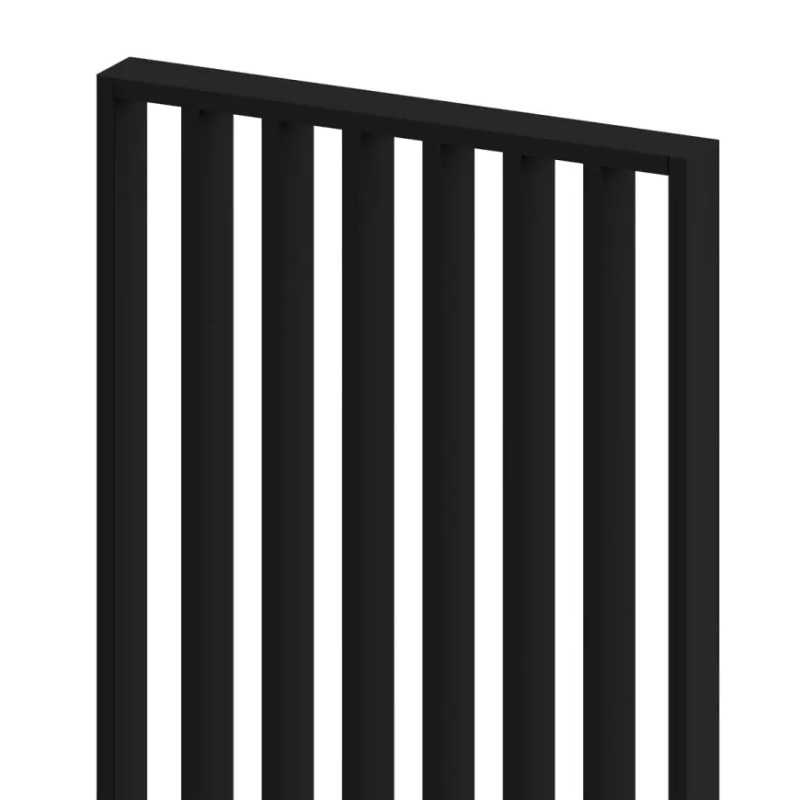 Lamelová stěna Woodwall 2750X580X65 Černá