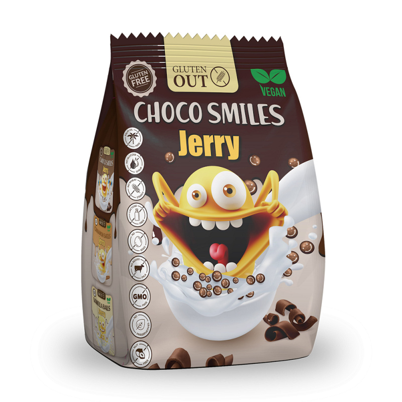 NERANO Snídaňoví smajlíci kakaoví 375 g