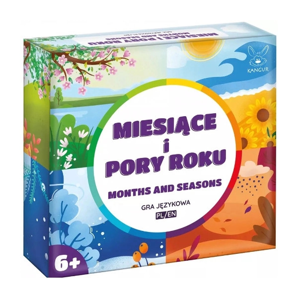 Měsíce a roční období – vzdělávací jazyková hra