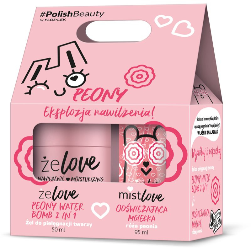 FlosLek Laboratorium ŻELOVE Peony dárková sada se zjemňující pivoňkou