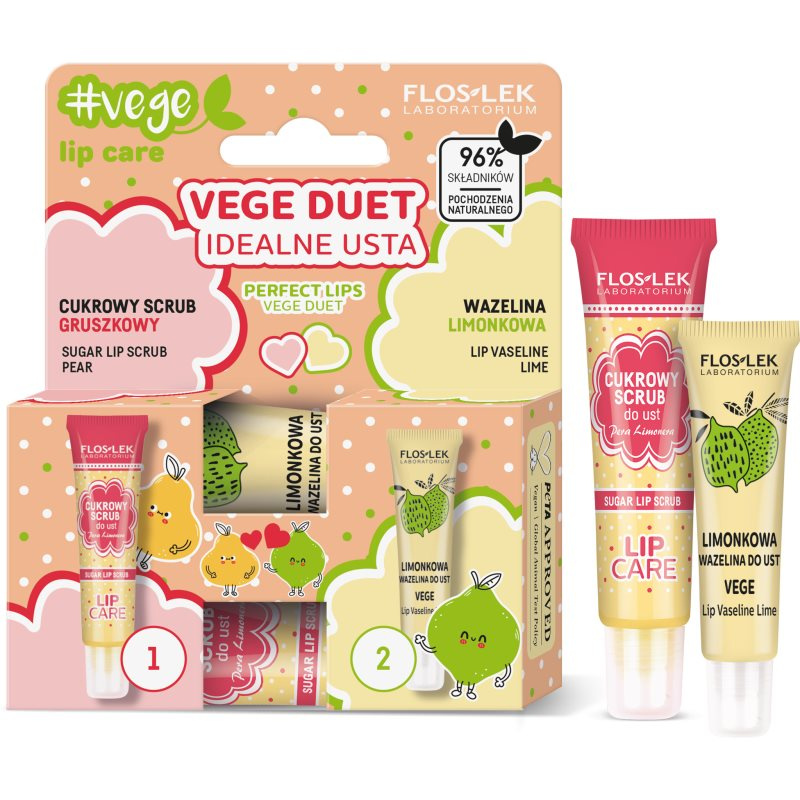 FlosLek Laboratorium Vege Lip Care Perfect Lips dárková sada na rty
