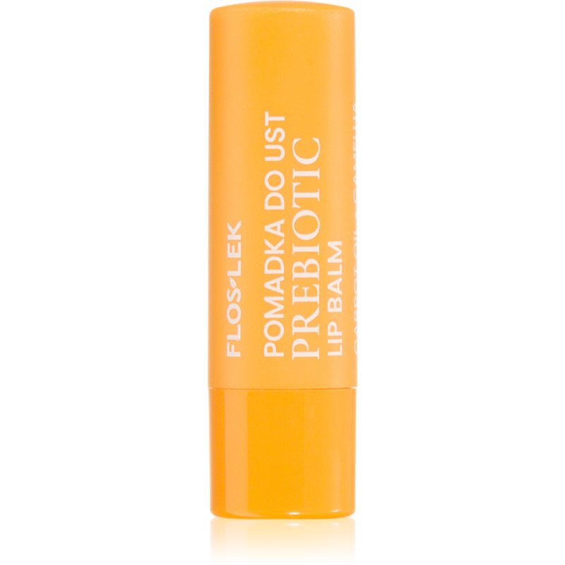 FlosLek Laboratorium Prebiotic Lip Care výživný balzám na rty vůně Carrot Oil 4 g