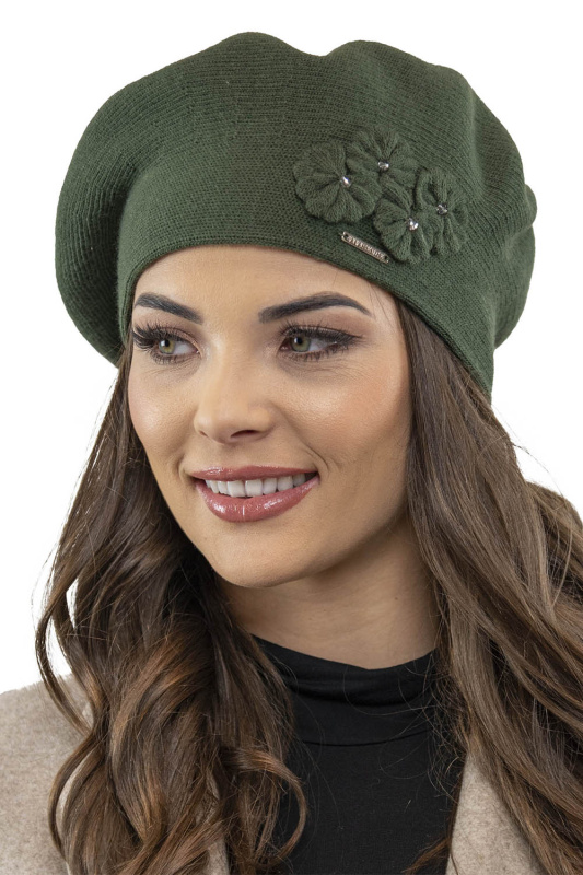 Dámský baret Vivisence 7006 - výprodej Barva: Zelená, Velikost: UNI