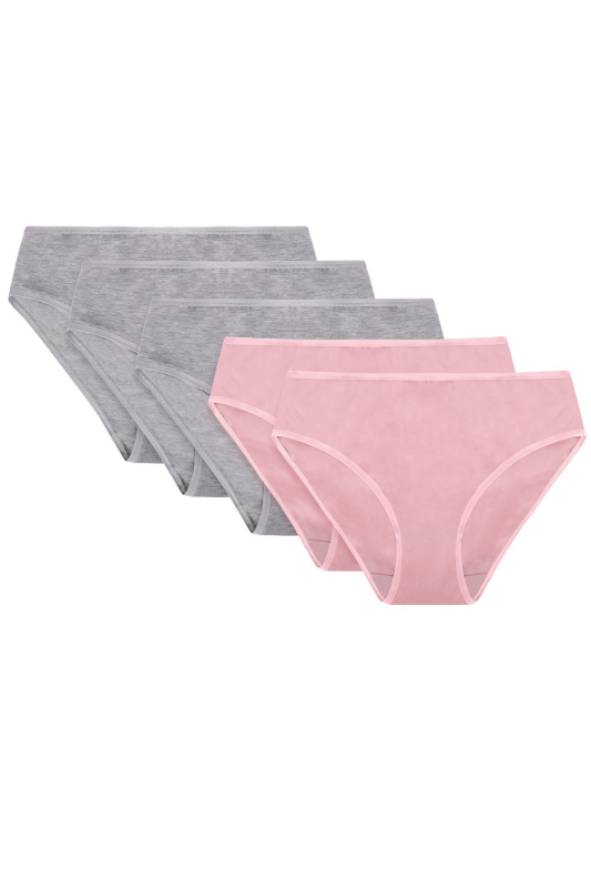Vivisence 4016 5-pack Barva: Šedá, Velikost: S