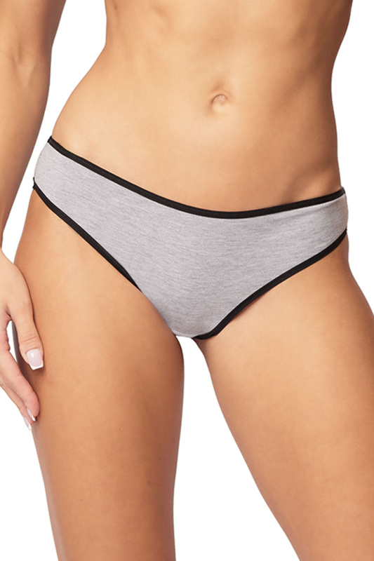 Brazilky Vivisence 4019 Barva: Šedá, Velikost: 2XL