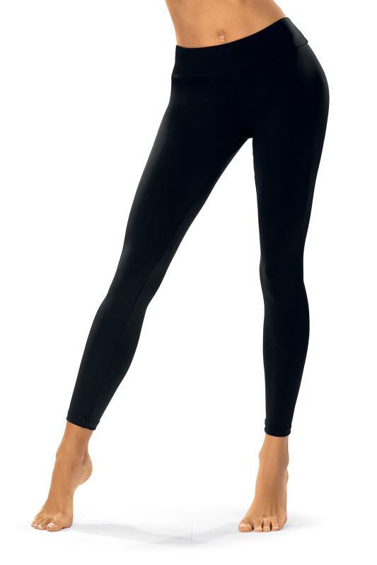 Dámské legíny Vivisence 8502 s push-up efektem - výprodej Barva: Černá, Velikost: XL