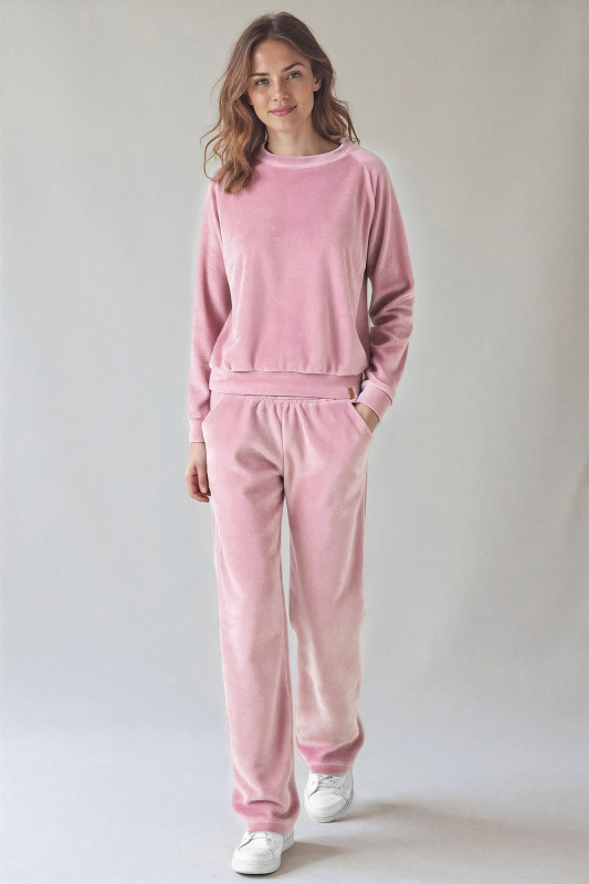 Dámská tepláková souprava Vivisence 9206kmpl Barva: Růžová, Velikost: 2XL