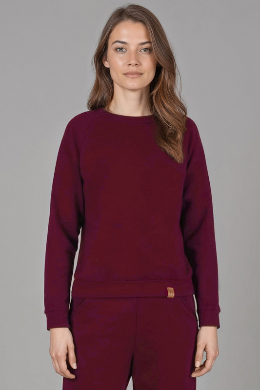 Dámská mikina Vivisence 9004 Barva: Bordó, Velikost: XL