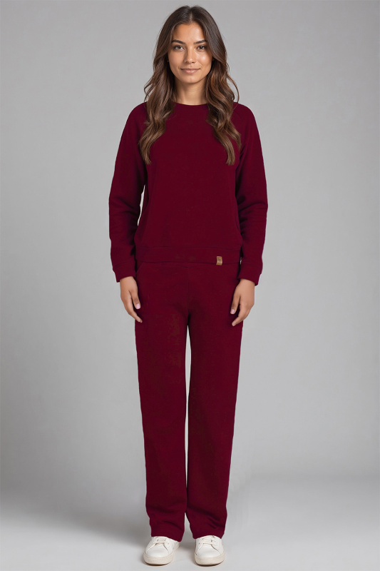 Dámská tepláková souprava Vivisence 9205kmpl Barva: Bordó, Velikost: S