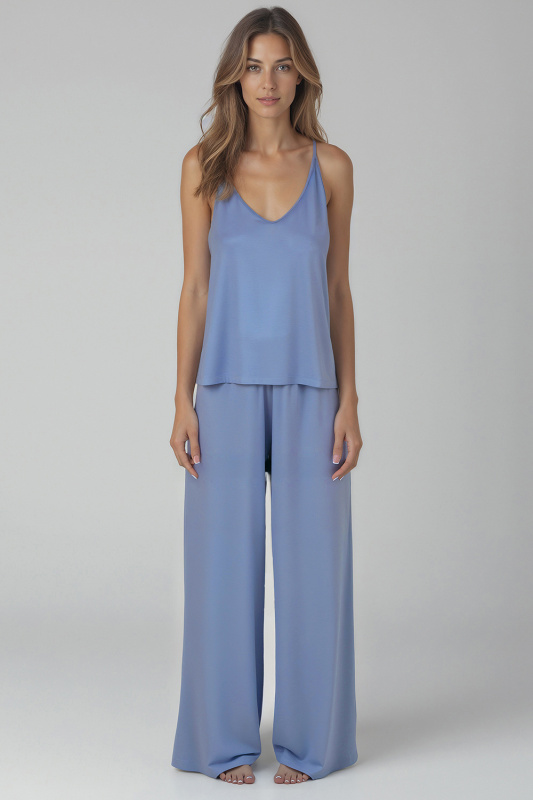 Dámské pyžamo Vivisence 2046 Barva: Modrá, Velikost: S