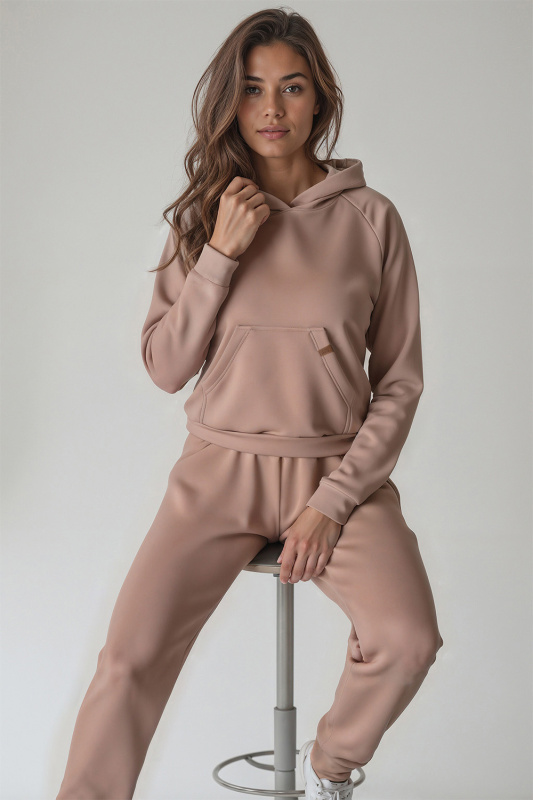 Dámská mikina Vivisence 9003 Barva: Béžová, Velikost: 2XL
