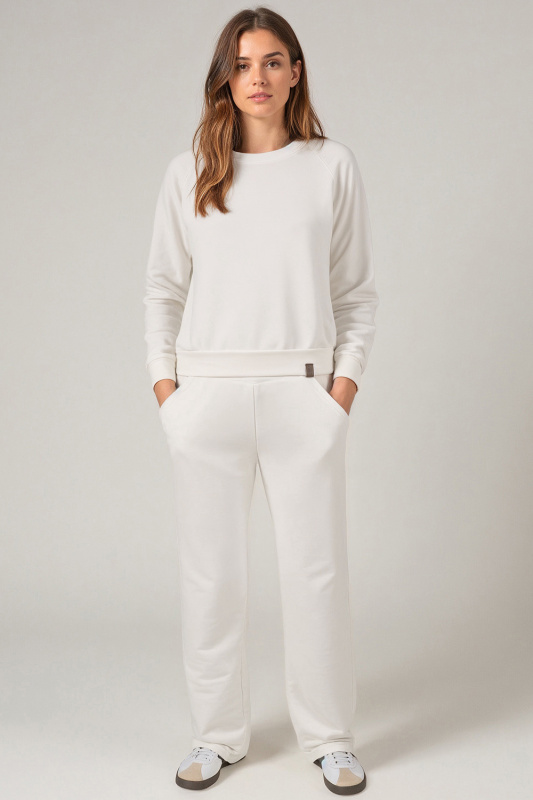 Dámská tepláková souprava Vivisence 9205kmpl Barva: Bílá, Velikost: 2XL
