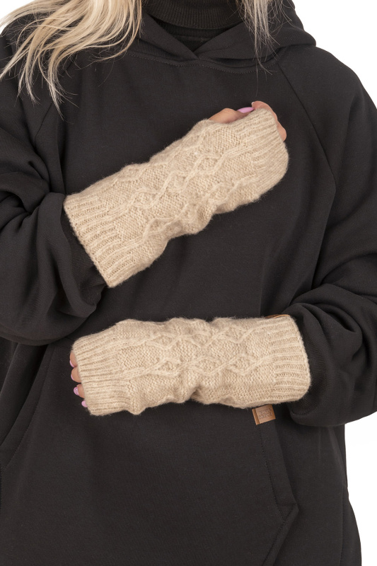 Dámské rukávky Vivisence 7216 - rukavice Barva: Béžová, Velikost: UNI