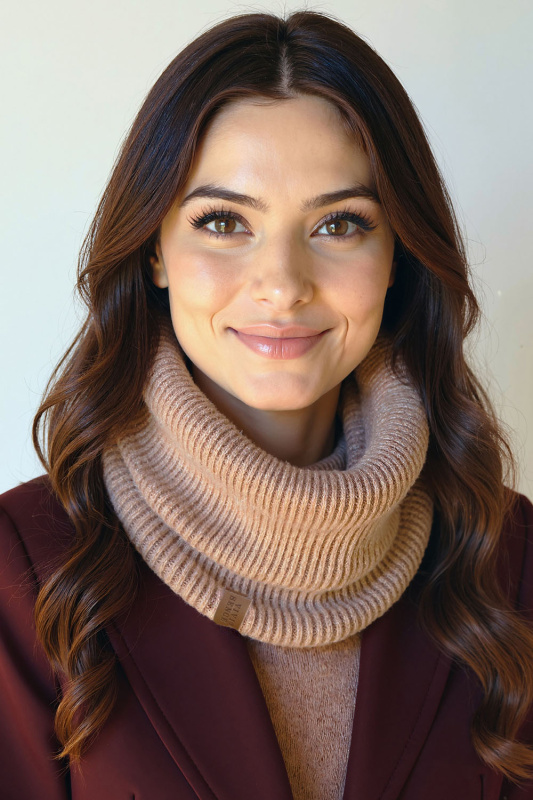 Šála Vivisence 7115 Merino Barva: Béžová, Velikost: UNI