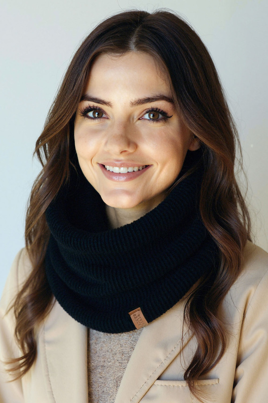 Šála Vivisence 7115 Merino Barva: Černá, Velikost: UNI