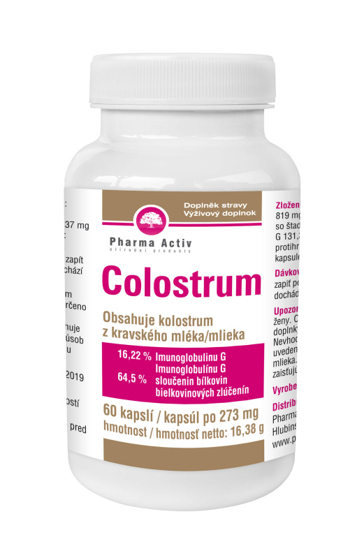 PHARMA ACTIV Colostrum 60 kapslí