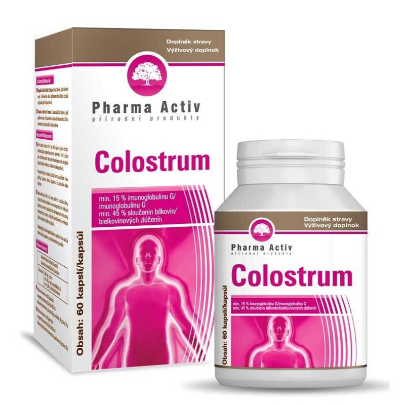 PHARMA ACTIV Colostrum 60 kapslí