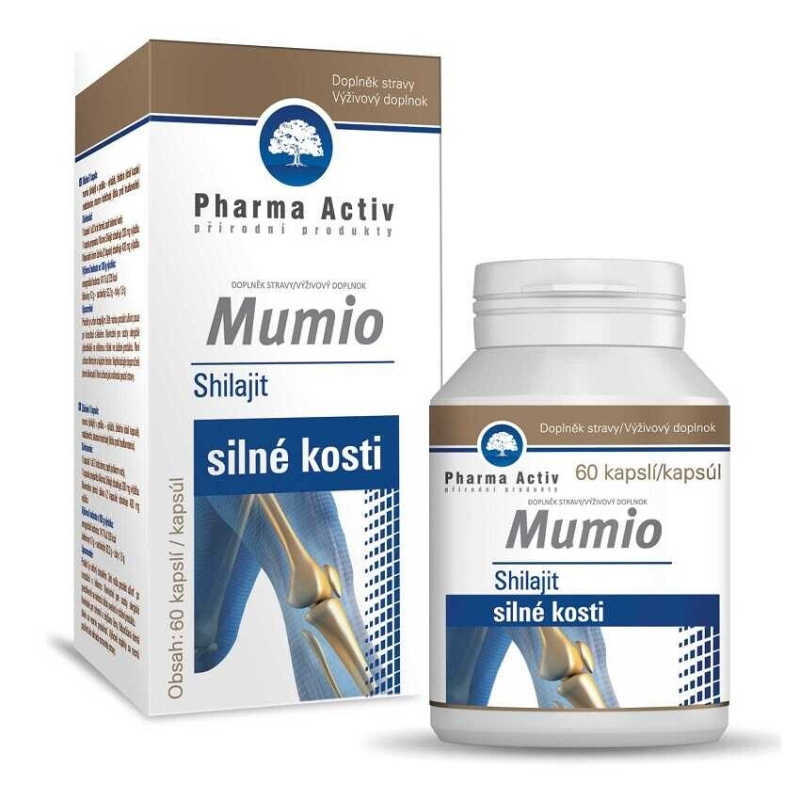 PHARMA ACTIV Mumio Shilajit 60 kapslí