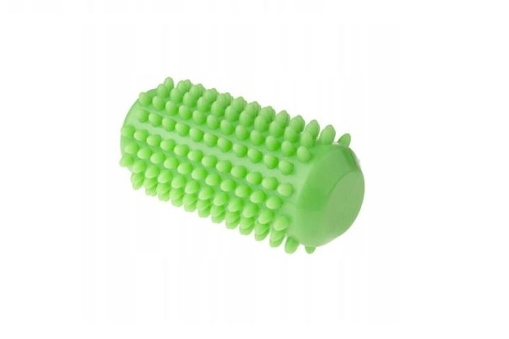 Fizjo masážní rehabilitační váleček s hroty 12,8 cm zelený