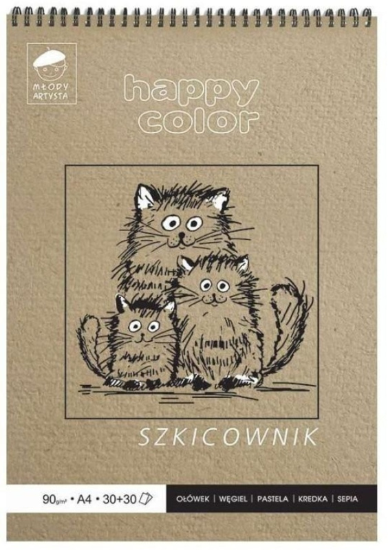 Mladý umělec Spirálový skicák A4 KALIA paper, s.r.o.
