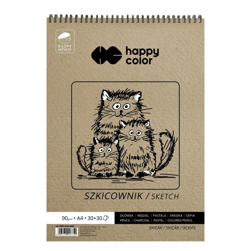 Mladý umělec Spirálový skicák A4 KALIA paper, s.r.o.