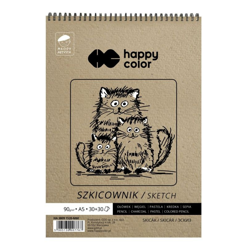 Mladý umělec Spirálový skicák A5 KALIA paper, s.r.o.