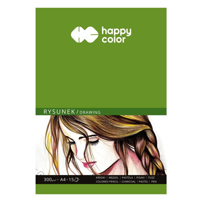 Skicák na malování a ilustraci Happy Color (300g/m2, 15 listů) A4