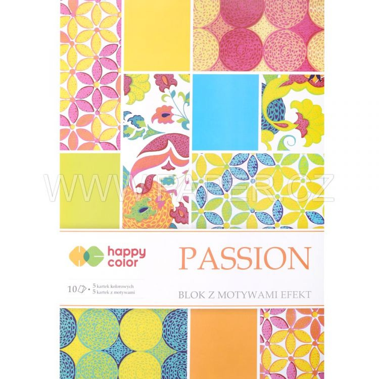 Blok s effect papíry 20 x 29 cm Passion 170-220 g KALIA paper, s.r.o.
