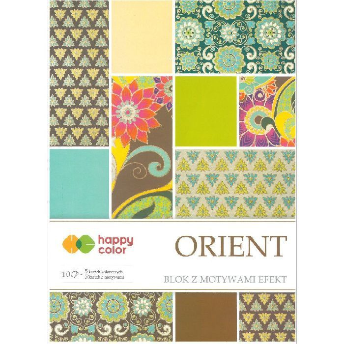 Blok s effect papíry 20 x 29 cm Orient 170-220 g KALIA paper, s.r.o.