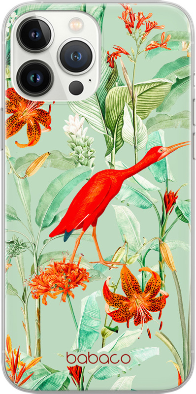 Babaco Ochranný kryt pro iPhone 13 mini - Babaco, Flowers 049 Transparent