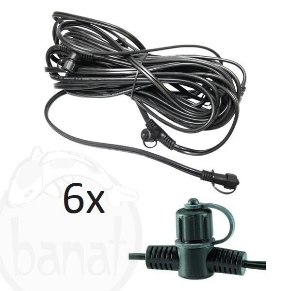 Hlavní kabel STP 15 m - 6 konektorů