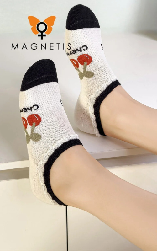 Magnetis feet CO241113 Třešně a višně bílo-černá univerzální