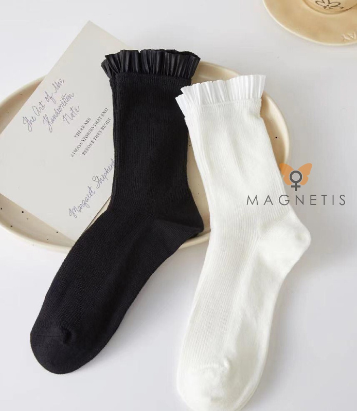 Ponožky Magnetis QR5001 Frill černá univerzální