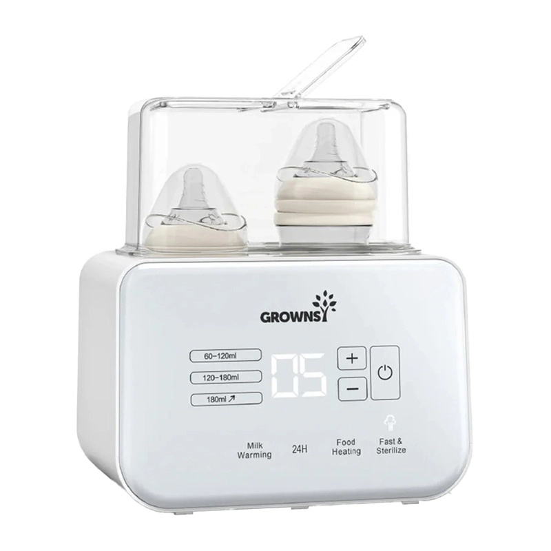 Multifunkční ohřívač lahví Grownsy bílý