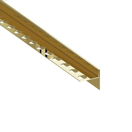 Lišta "T" Eviso gold lesk, nerez PVD, délka 120 cm, výška hrany 11 mm, LSGM0001