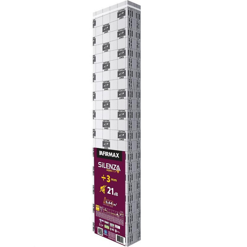 Podložka pro podlahy SILENZA AQUASTOP 3MM – 6,44m2